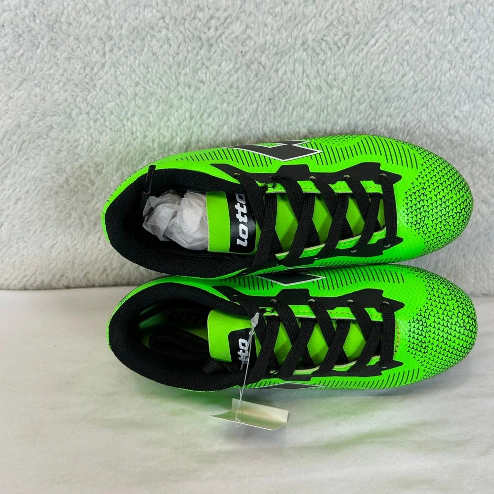 Lotto Sector Youth Soccer Cleats Neon Green Black Size 12M New in Box